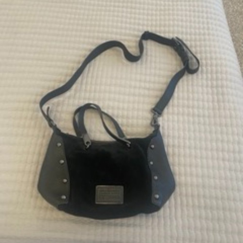 Black Marc by Marc Jacobs suede cross-body bag